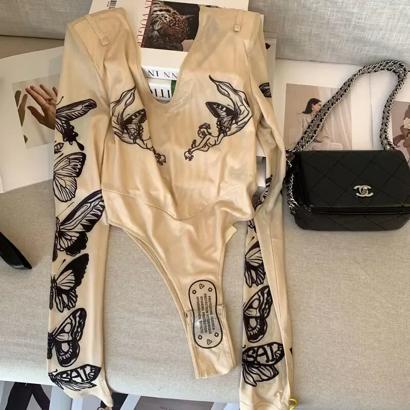 Body mujer Y2K ropa de calle calle Harajuku Hip-Hop urbano ceñido 90S 2000S moda Cool único elegante moda Chic OL