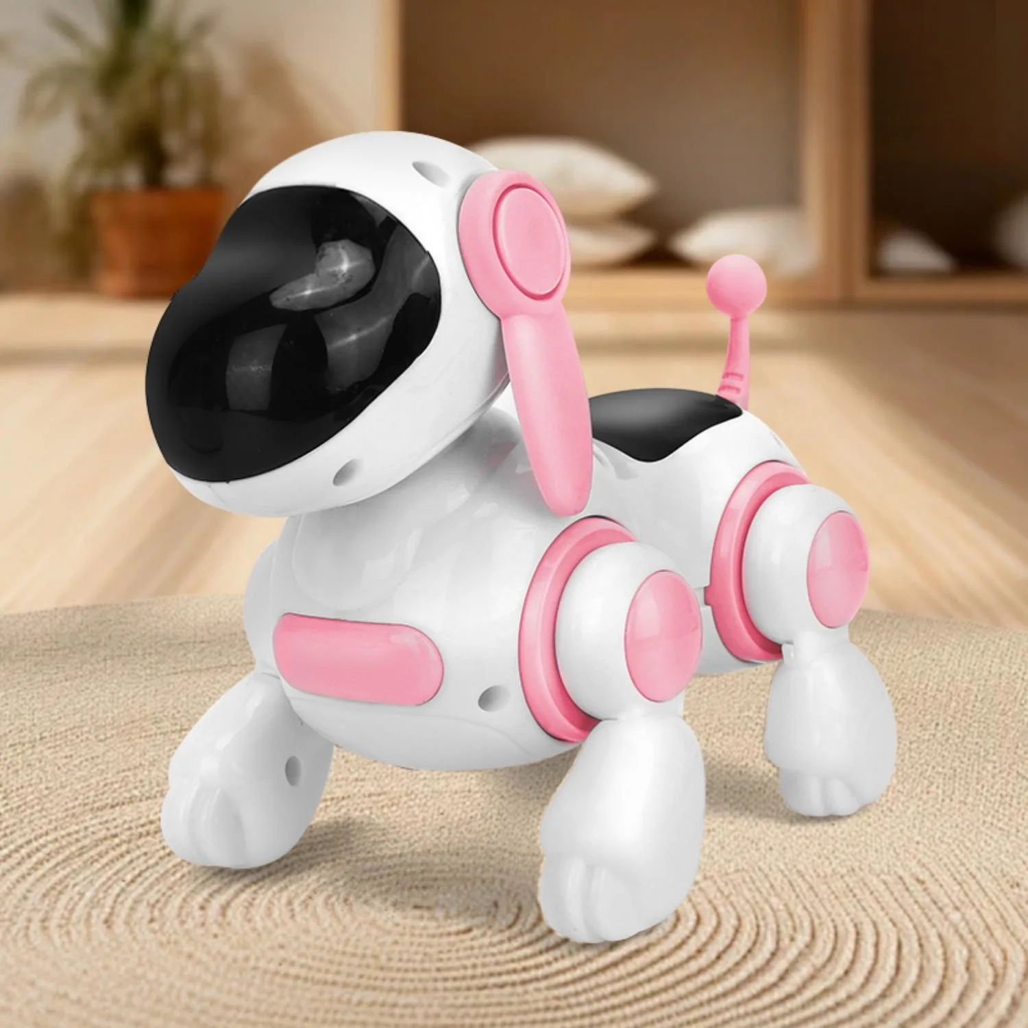 Robot elettronico per cani Robot per cani Stunt Walking Dancing Toy Smart Touch Telecomando Animale domestico elettrico per giocattolo puzzle per bambini