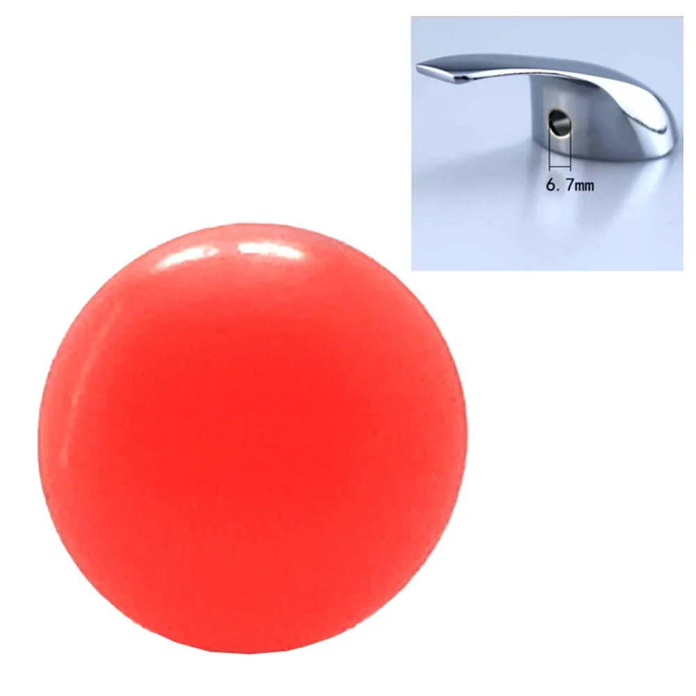 Poignée d'Eau Chaude et Froide, Étiquette Décorative Rouge et Bleue