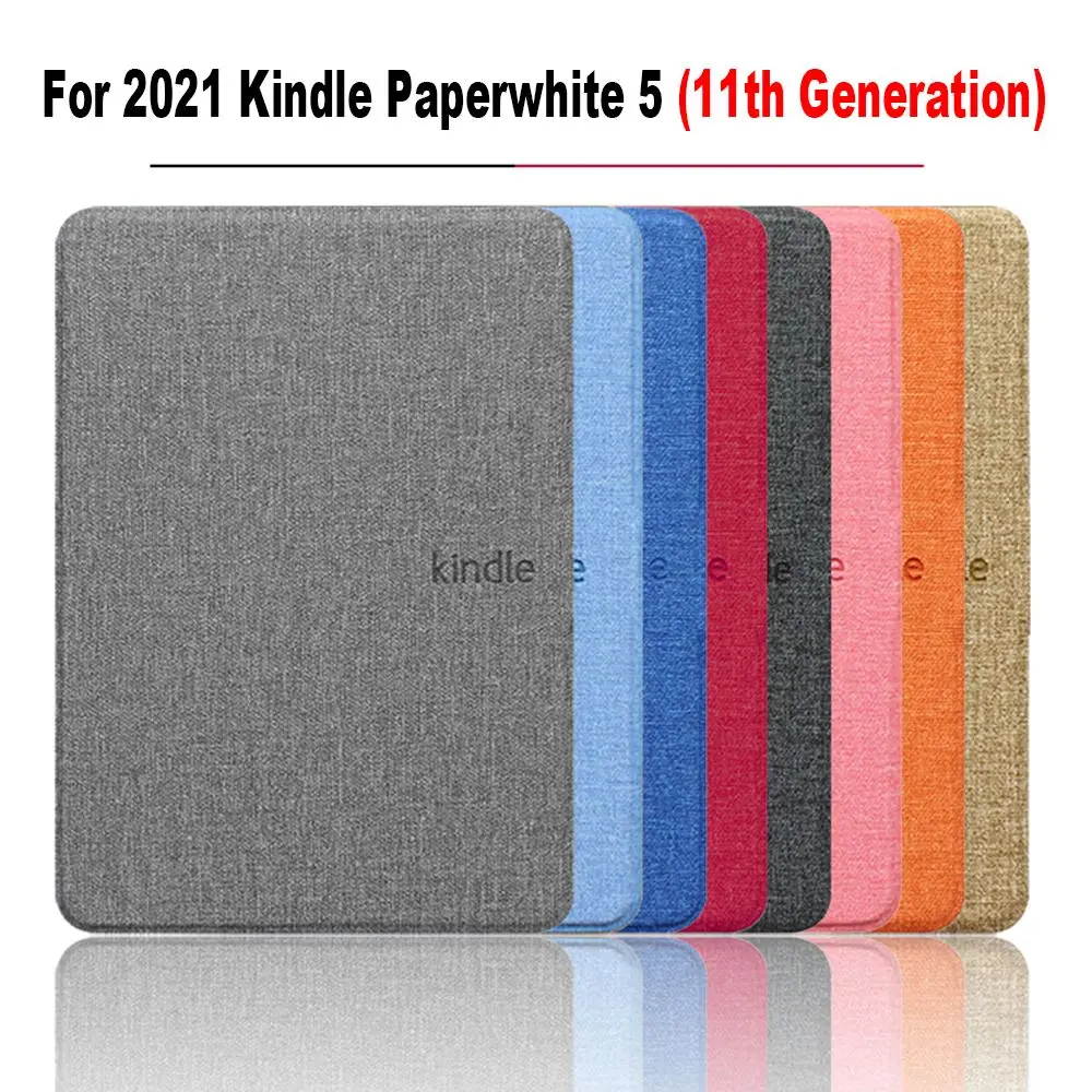 

2021 Новый смарт-чехол из искусственной кожи Folio для Kindle Paperwhite 5 11-го поколения 6,8 дюймов E-Reader Funda