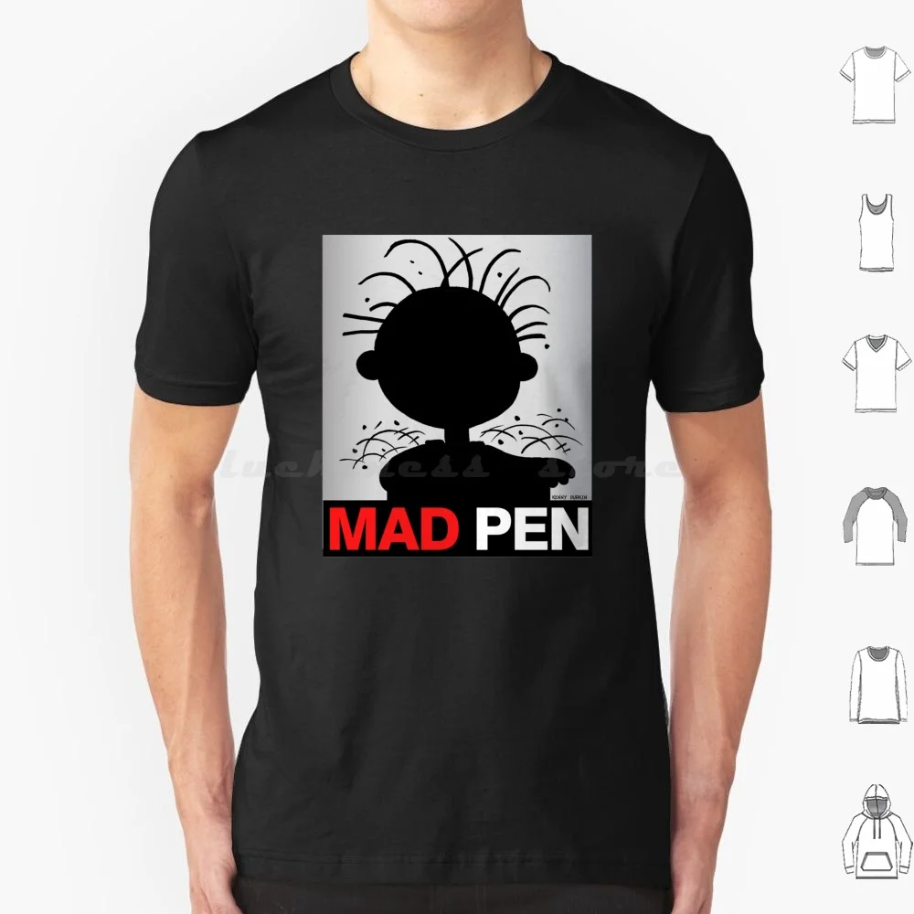 Mad Pen T Shirt 6Xl Cotton Cool Tee Mad Men Donald Draper Pig Pen Mashup