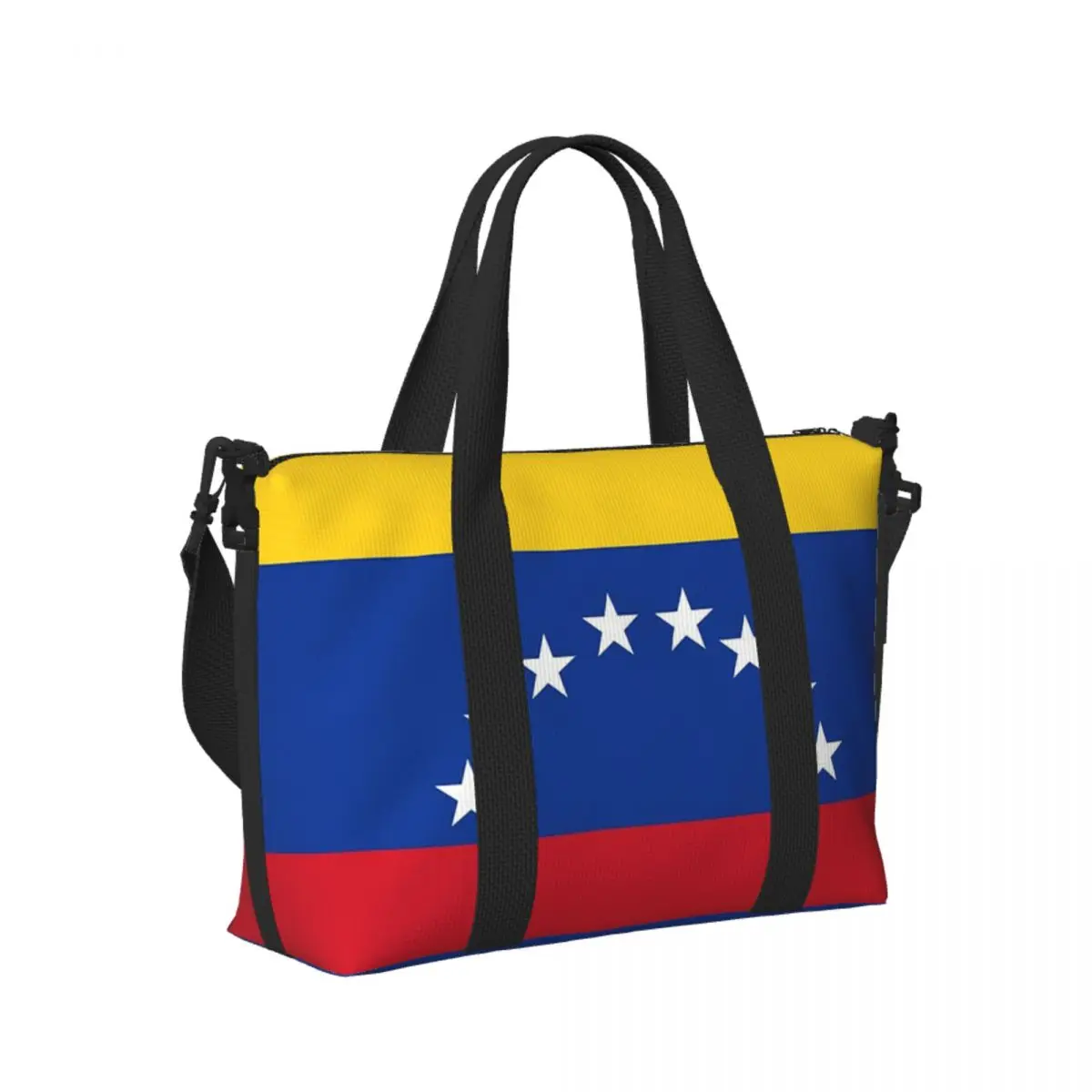 

Flag Of Venezuelan, Caribbean Sea In South America Beach Travel Bag Tote Bags for Gym Sport Women Shopping Duffle Shoulder Bag