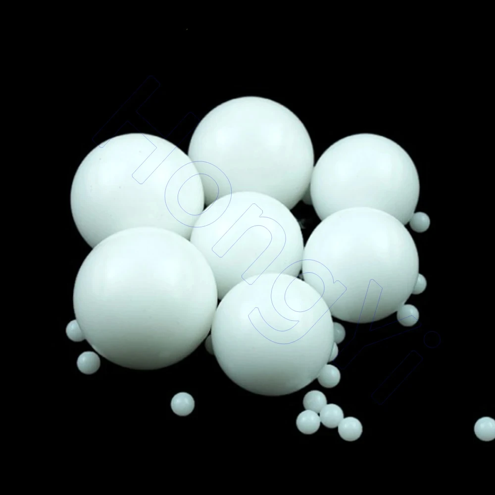 White POM Plastic Ball Round Beads Dia 2 3 4 4.5 5 5.55 6 6.35 7 7.14 8 9 10 11.11 12 12.7mm Polyformaldehyde Solid Balls