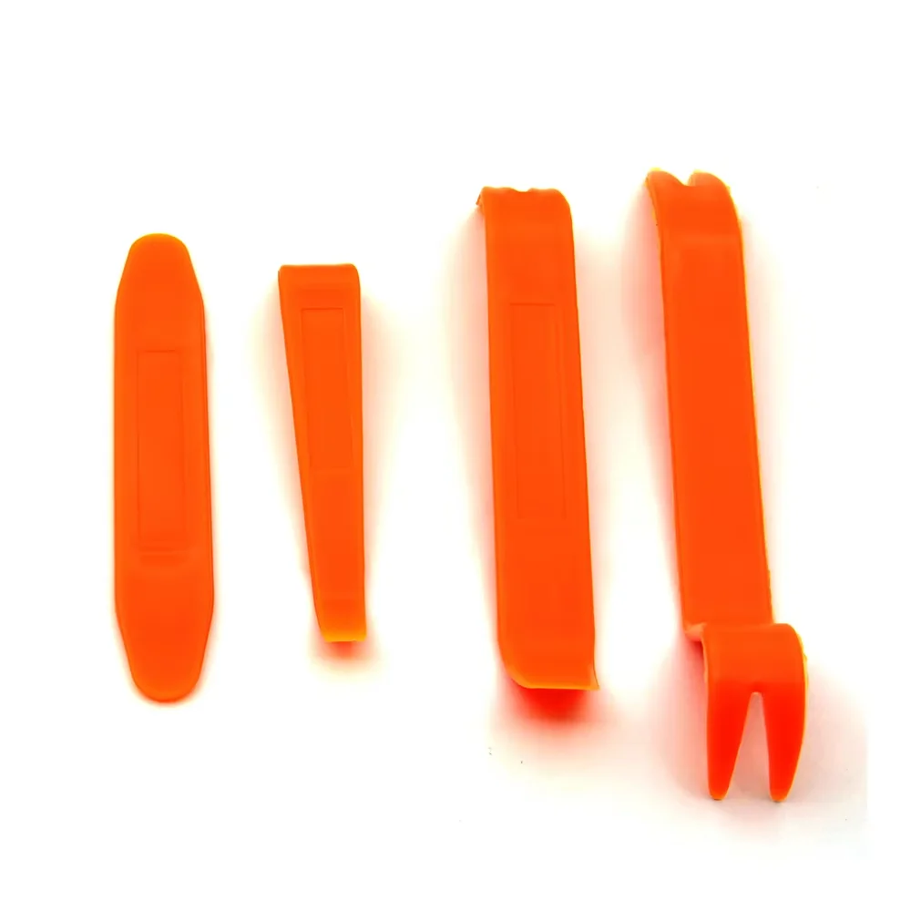 4pcs Plastic Auto Dismantle Tools Kit Car Radio Door Clip Panel Trim Dash Audio Removal Installer Pry Refit Set Repair Tools