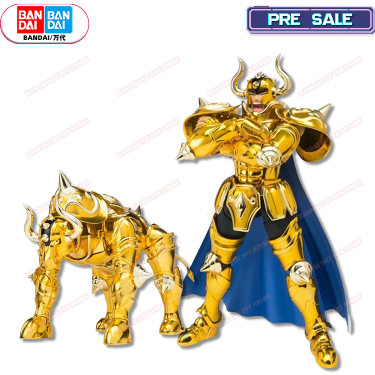 

Bandai Original Saint Seiya Taurus Aldebaran Saint Cloth Myth EX PVC Action Figures Anime Figurine Toys