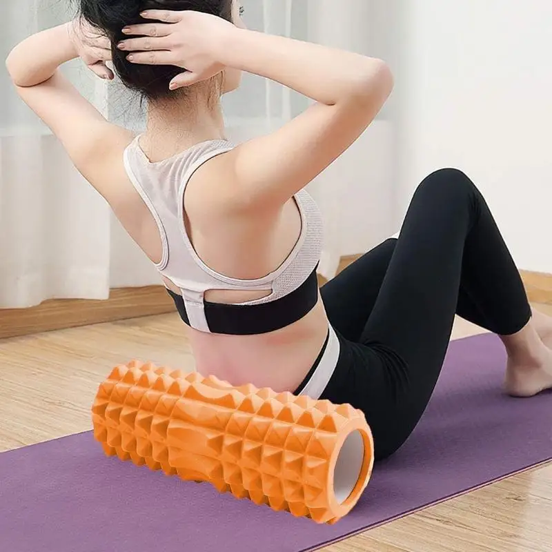 Fitness Foam Roller, Yoga Block, Spiked Roller, Muscle Relaxation Roller, Calf Slimming Massager, Langya Roller Set