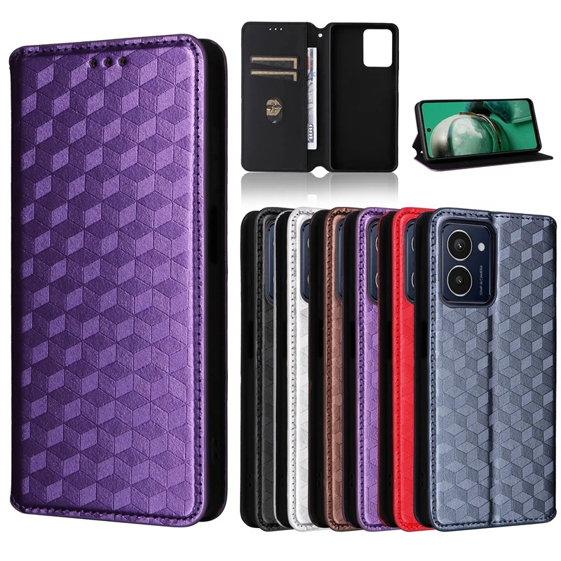 For HMD Pulse Pro/HMD Pulse+ Wallet Case Self-adhesive Flip PU Leather Phone Case For HMD Pulse/Pulse Pro Magnetic Business Case