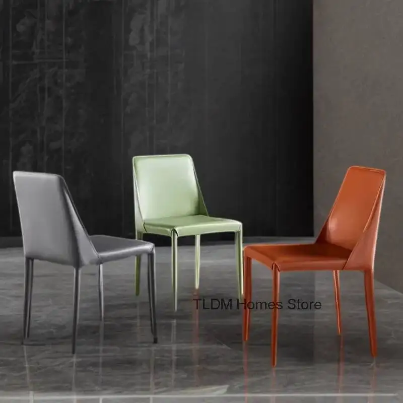 Person Room Armchair Modern Wooden Single Dining Convenience Table Bedroom Cafe Lounge Nordic Sedie Sala Da Pranzo Set 6