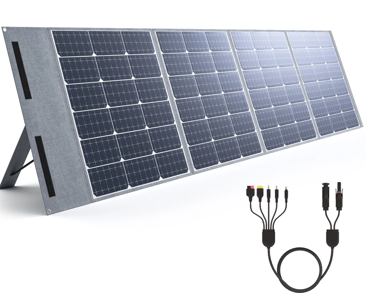 

Portable Solar Panel 100W 200W 20V Foldable Solar Panel for Camping Power Station Battery Mobile Phone Charger