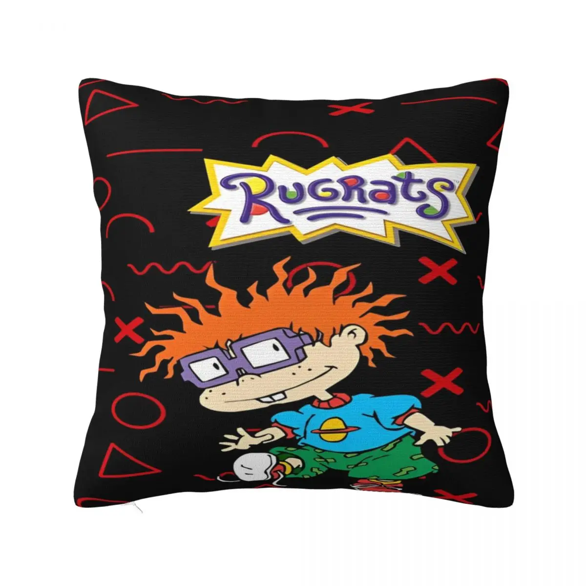 Rugrat Reptar City Destroyer Child Pillowcases Printed Polyester Cushion Cover Gift Throw Pillow Case Cover Seater Zipper