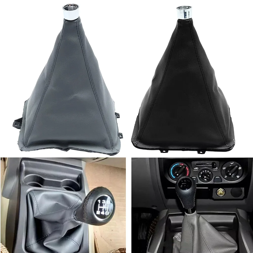 High Grade PU Leather Shift Boot Shift Lever Cover Gear Shift Knob Boot Dust Proof Design Refined Visual Details