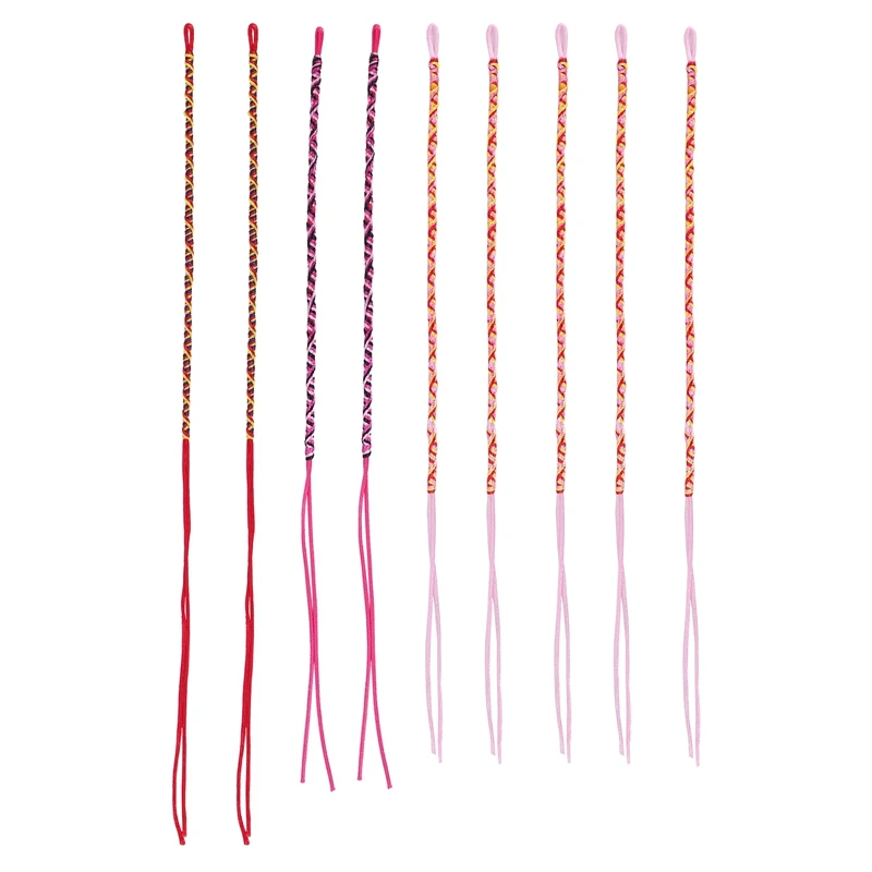 9Pcs Bracelets Brazilian Wire Braid Handmade Ethnic Multicolored 4