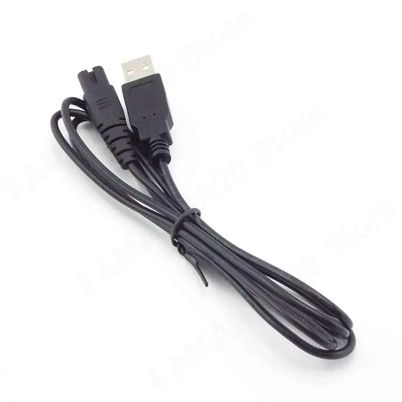 120cm USB Shaver Charger Cable Charging Power Cord connector cable Electric Electric Adapter 2-Prong Shaver Plug wire M20