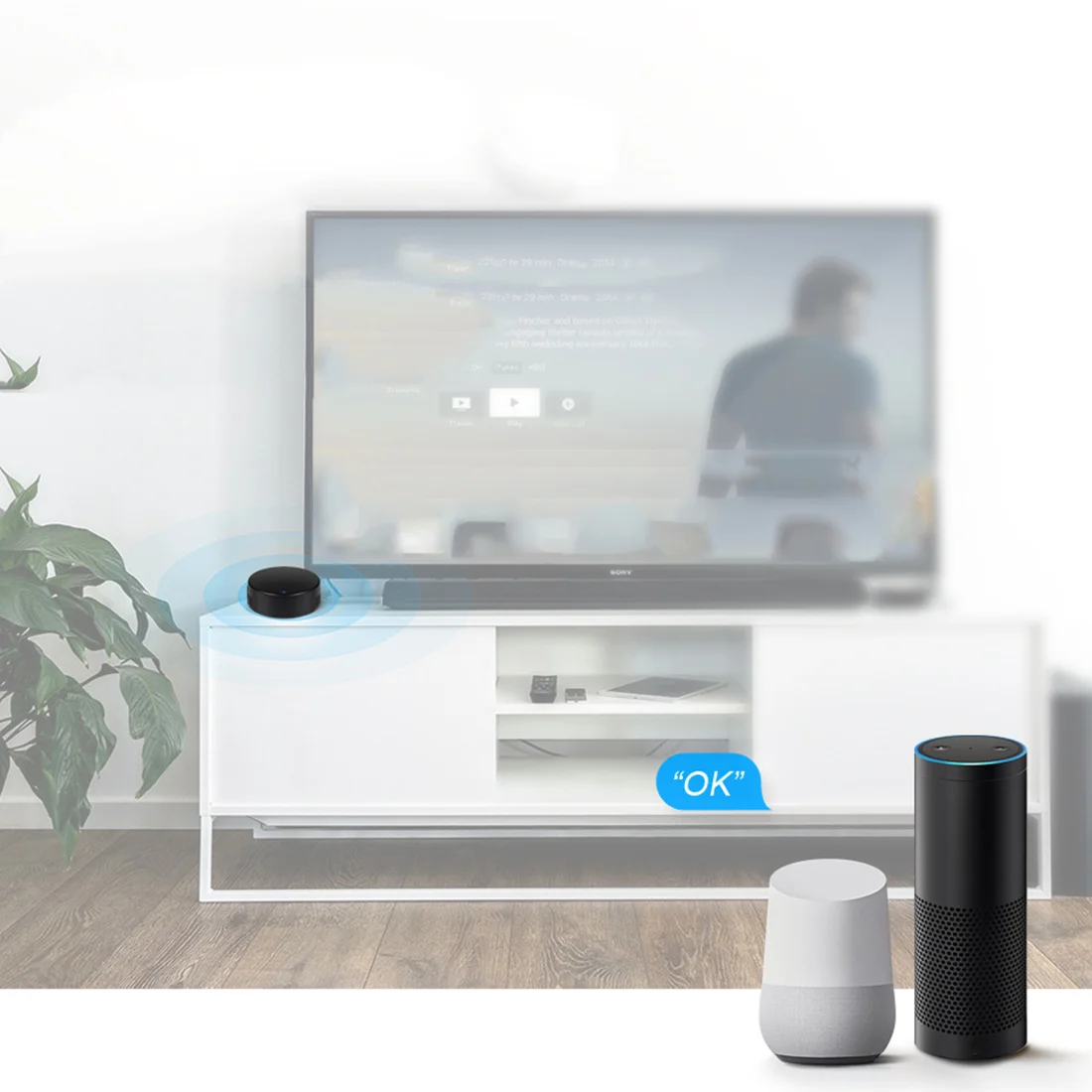 Tuya Smart RF IR Remote Control WiFi Smart Home Infrared Controller for Air Conditioner TV TV Support Alexa,Google Home