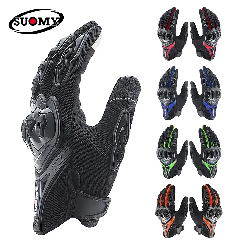 

SUOMY Motorcycle Riding Gloves Motorcycle Gloves Fit For Various Cycling Scenes Full finger Motocross Motor Gloves luvas da moto