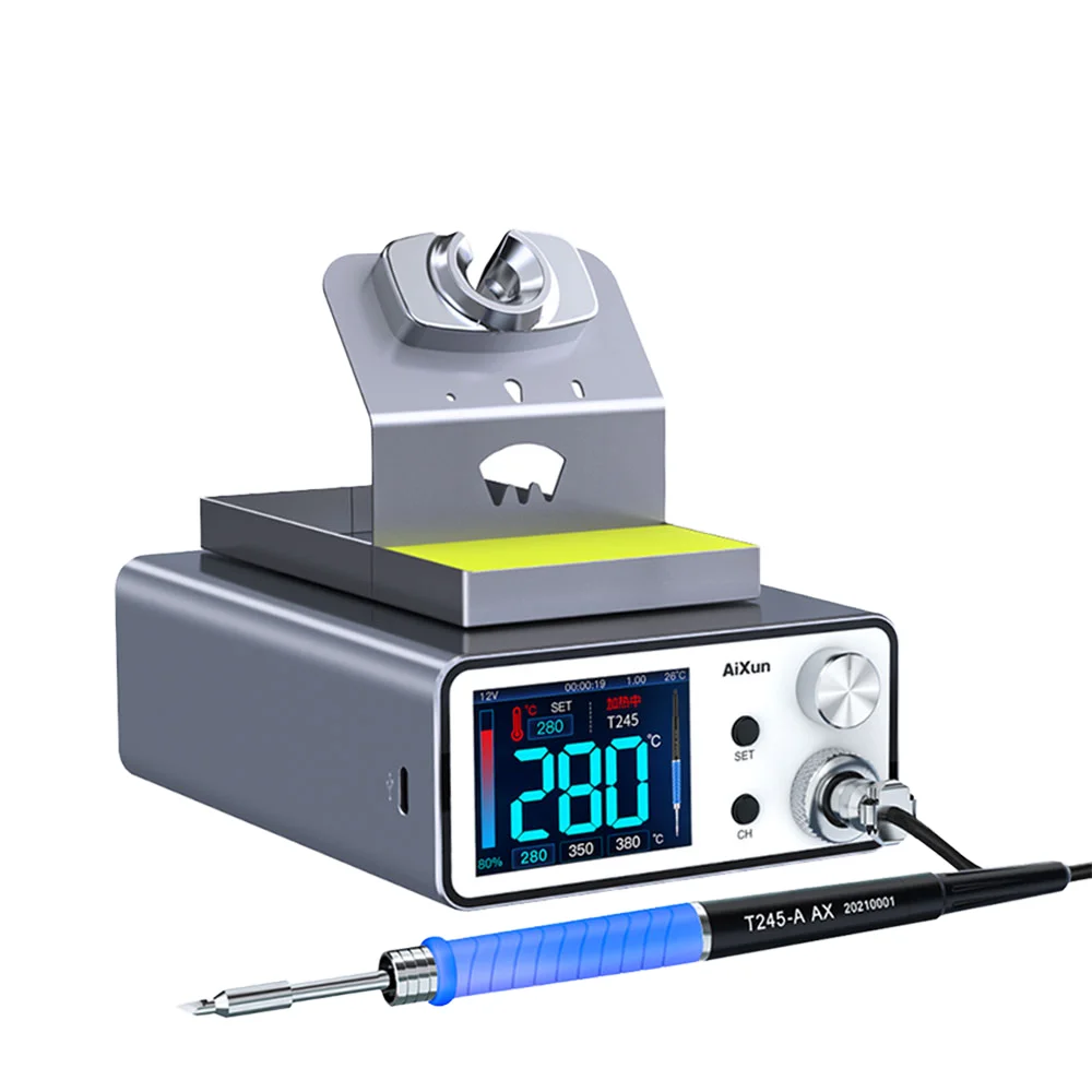 Паяльная станция T3AS 200W, T3BS 75W, электрический паяльник T210, инструменты для ремонта мобильных телефонов, SMD, BGA