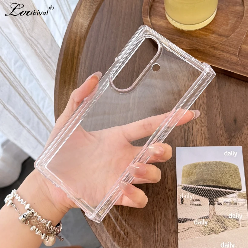 갤럭시 Z 폴드 투명 아크릴 하드 케이스 이미지