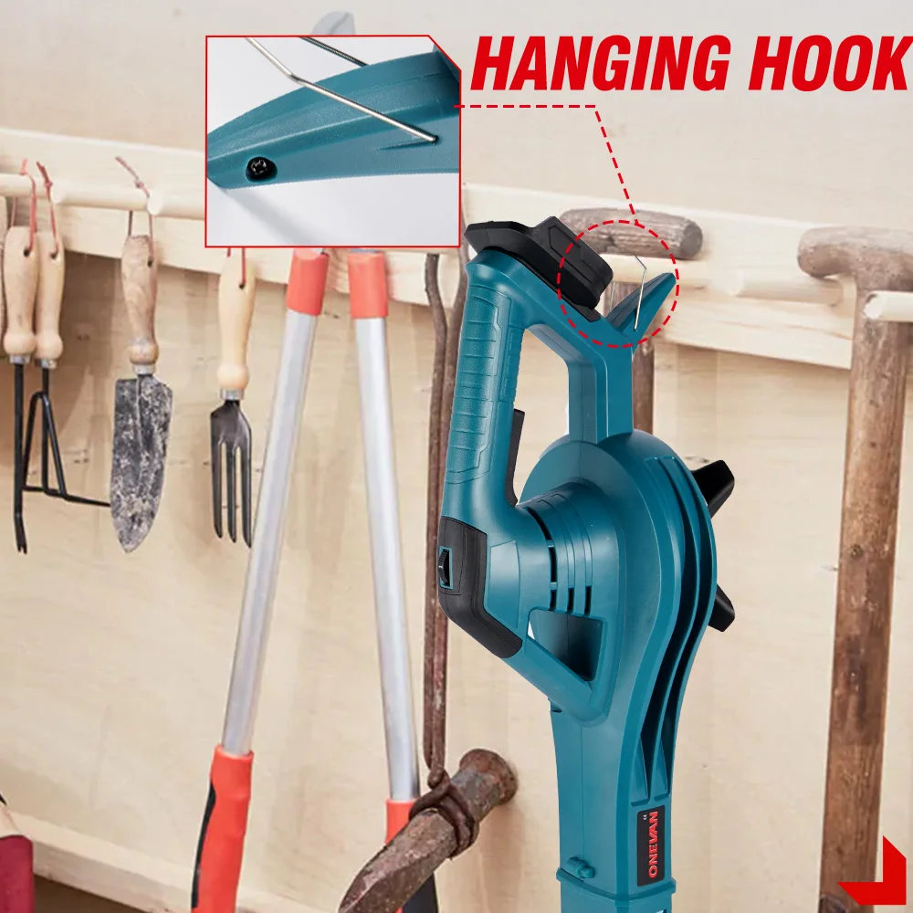 4500 واط 46000 دورة في الدقيقة منفاخ هواء كهربائي لاسلكي 6 سرعات قابل للتعديل منفاخ الثلج أدوات الحدائق لبطارية Mak *ita 18 فولت