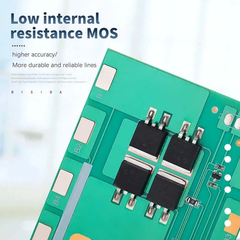 Placa de proteção da bateria do Li-íon, bateria 18650, 10S, 36V, 10A, 15A