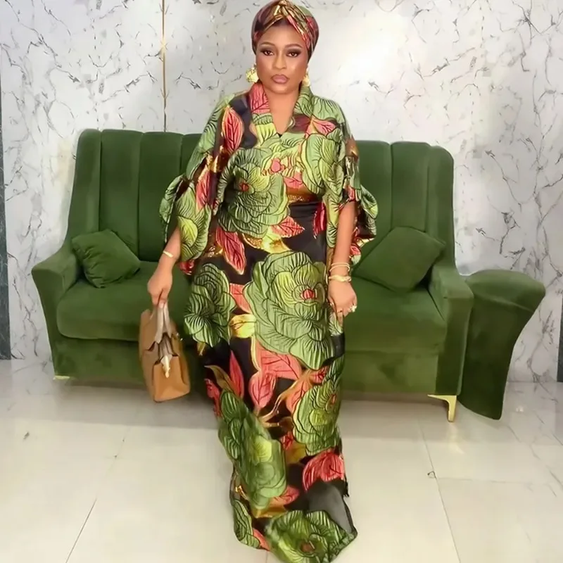 

Dubai Luxury African Muslim Fashion Caftan Marocain Evening Party Christmas Dresses Kaftan Abayas Robe Boubou Africain Femme