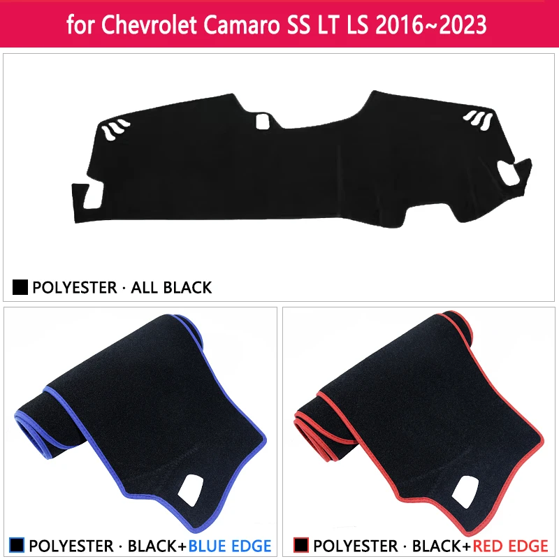 Car Dashboard Cover Board Mat Carpet Pad for Chevrolet Camaro SS LT LS 2016~2023 2022 Anti-Slip Sunshade Cape Cushion Accessorie view 3