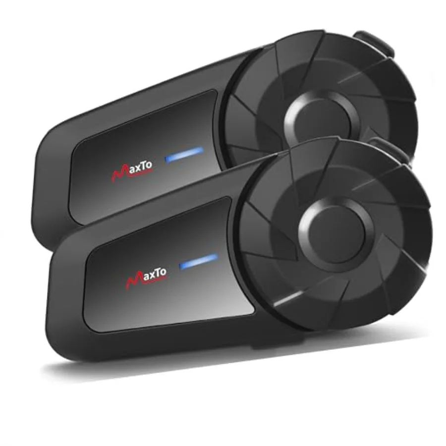 

Мотоциклетная Bluetooth-гарнитура MX1 для 2 райдеров, универсальная система связи на расстоянии 800 м с Hi-Fi стереозвуком и защитой от воды IPX6