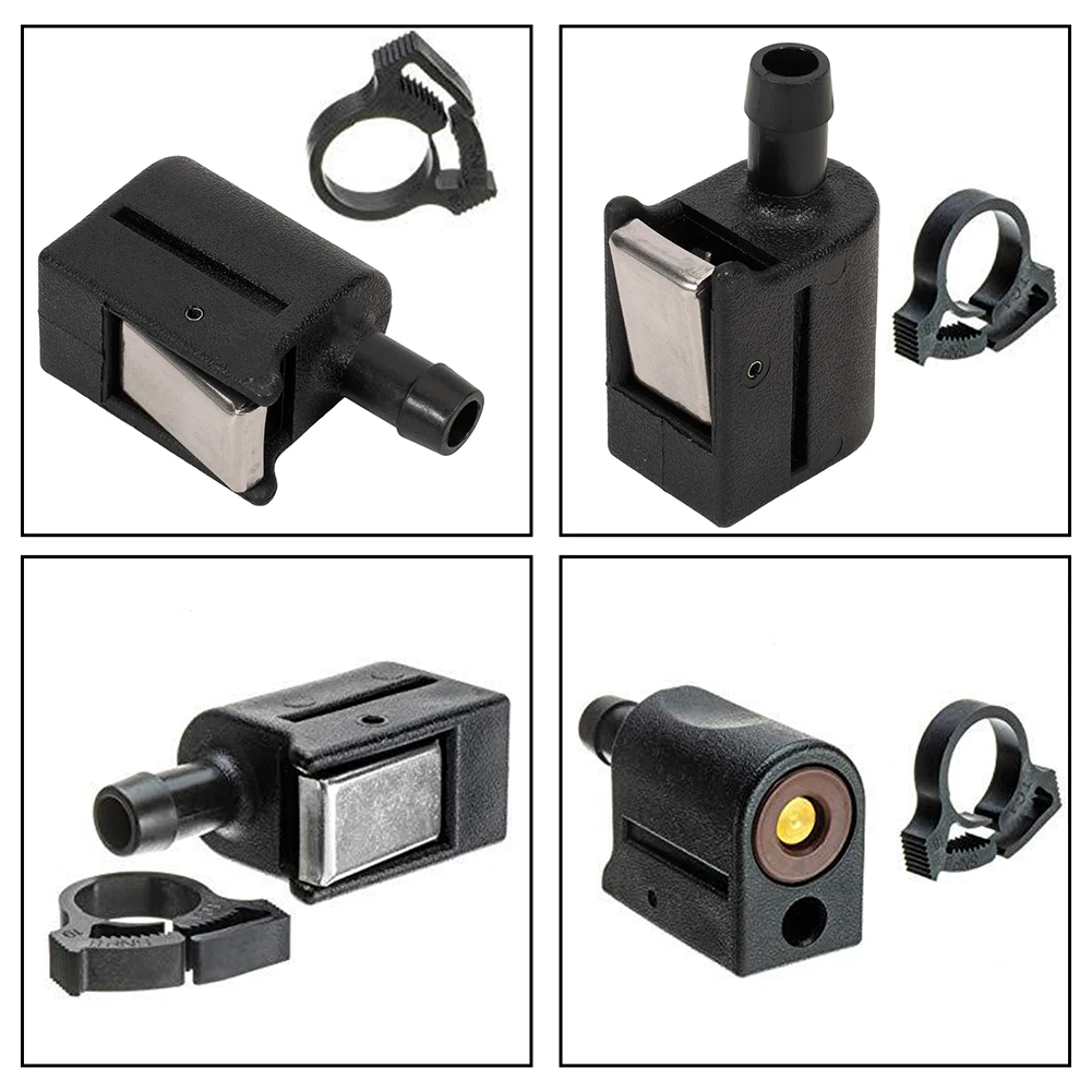 For mercury-Compatible Disconnect Fuel Line Fitting 5/16 inch Inner Diameter for Tank Side Installation on for outboard Motors