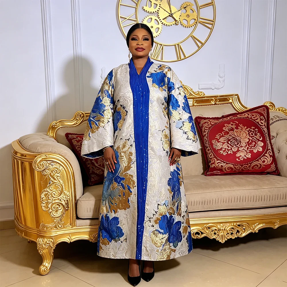 

Abayas Traditional Africa Clothing African Dresses for Women Dashiki Ankara Sequin Gown Robe Muslim Kaftan Maxi Long Dress 2026