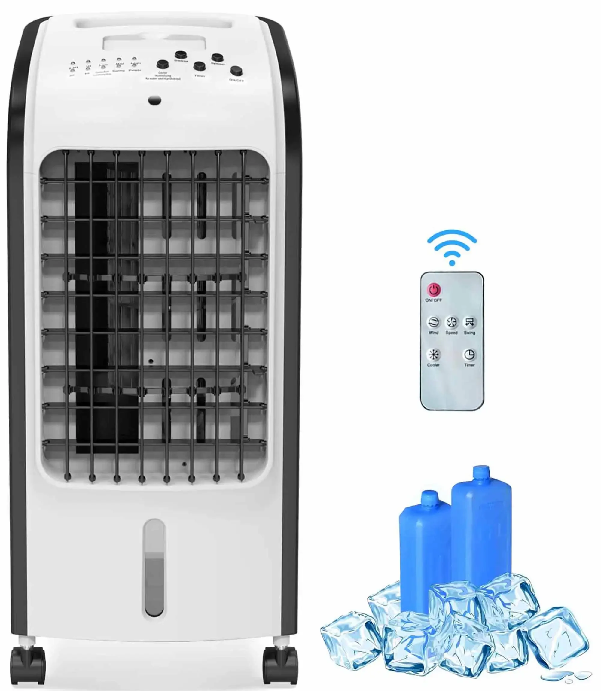 Enfriador de aire portátil evaporativo 3 en 1 con Control remoto