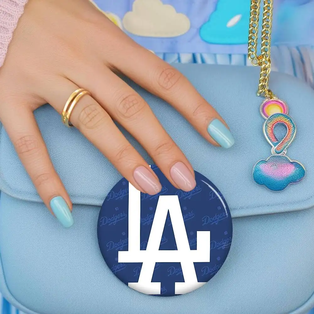 Los Angeles D-Dodgers New Brooches Soft Button Pin Funny Silly Gnarpy On A Skateboard Meme Badge Gamer Collection Gifts view 3