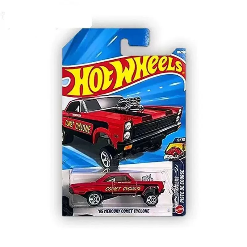 Coche Original Hot Wheels 65 MERCURT COMET CYCLONE, juguetes 1/64, vehículo fundido a presión, colección de modelos de aleación PISTE, regalo de cumpleaños