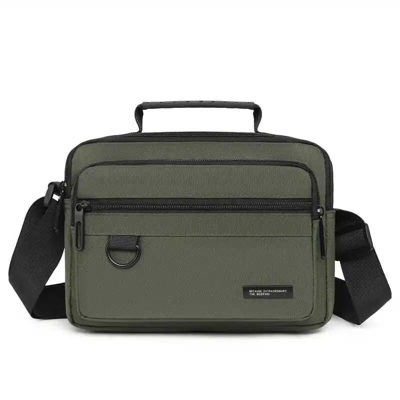 

Casual Commuter Men's oulder Bag Faionable Korean Sle Small Crossbody Bag Sturdy Wearable Horizontal Model for Work