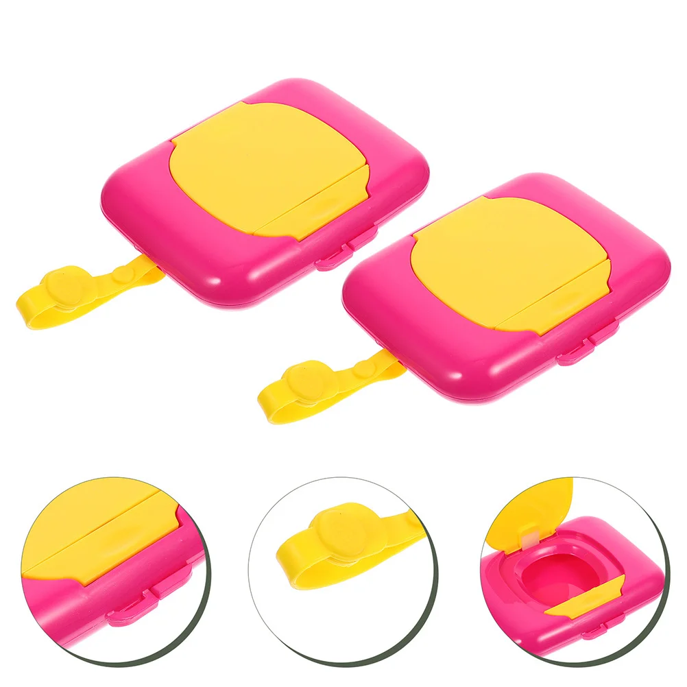 

2 шт., диспенсер для детских салфеток, портативный многоразовый чехол для салфеток, дорожный держатель для сумки для подгузников, коляски, удобный для использования на открытом воздухе