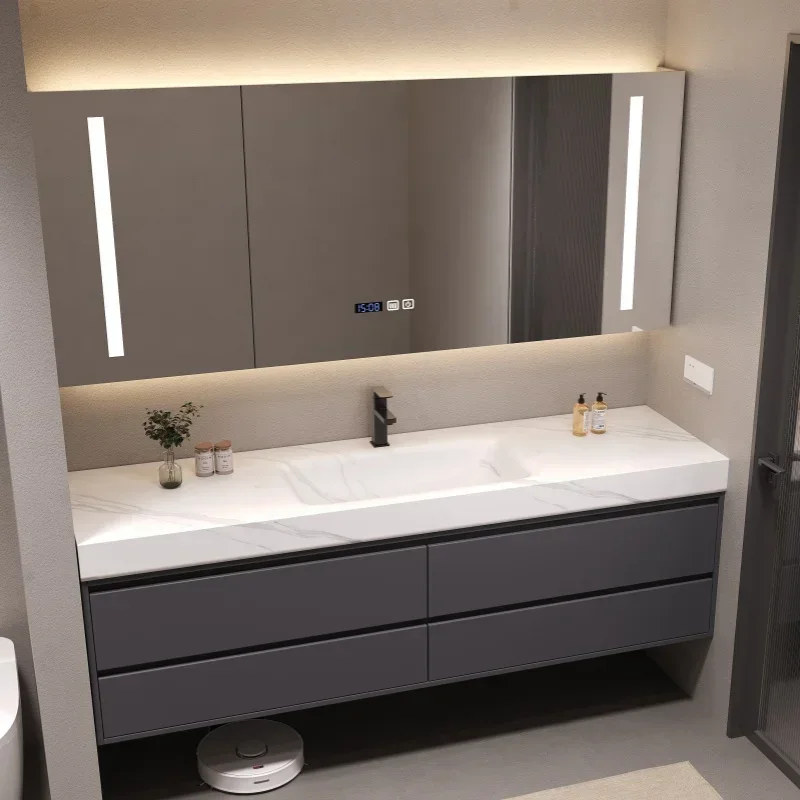 

Mirrors Furniture Luxury Bathroom Sinks Multifunction Home Medicine Cabinet Station Wall Pharmacy Filing Schrank Cabinets Towel