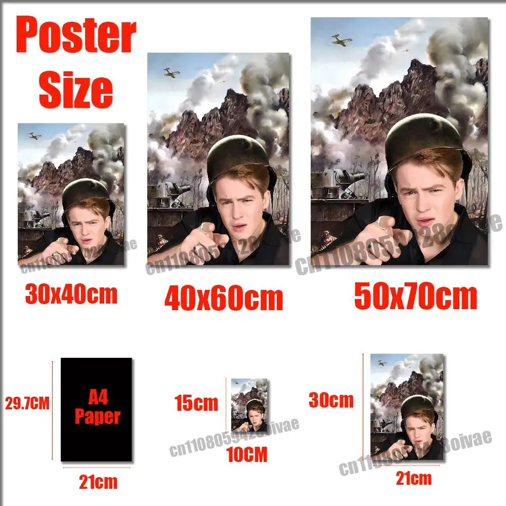 Actor Kit C-Connor Poster Sticker For Home Decoration 10x15cm Self-adhesive Souvenirs Playbill Cover