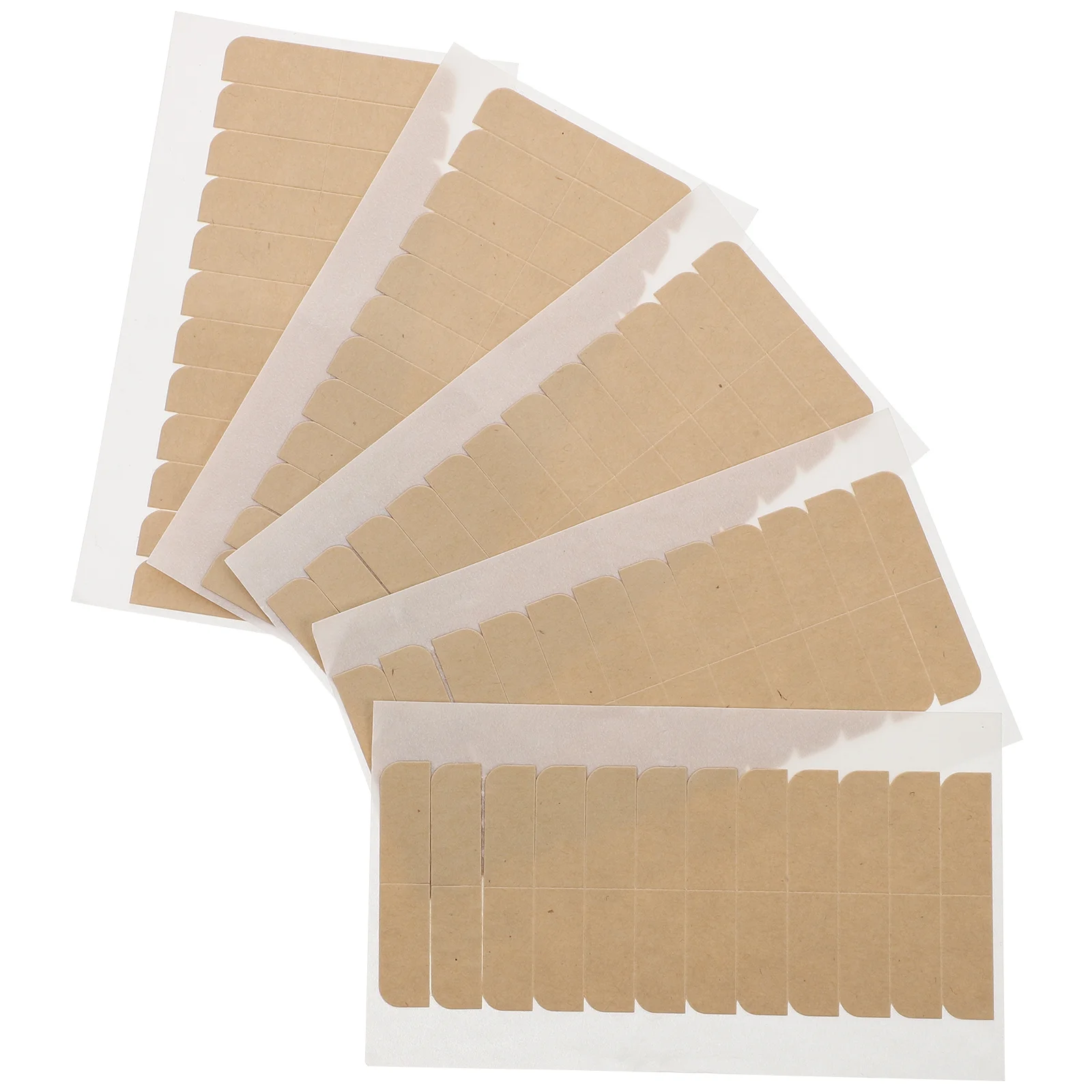 

5 Sheets Double Sided Tape Adhesive Stickers for Hair Extension Replacement Lightweight Waterproof Strips for Lace Front