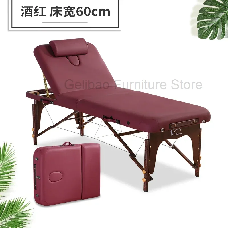 Professional Spa Massage BedStretchers Portable Relaxing Aesthetics Auxiliary Tables Stable Folding Beauty Tattoo Furniture