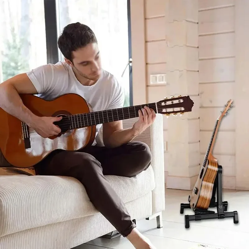 Foldable Guitar Stand for Acou - Acoustic Guitar Dreadnought recension och pris