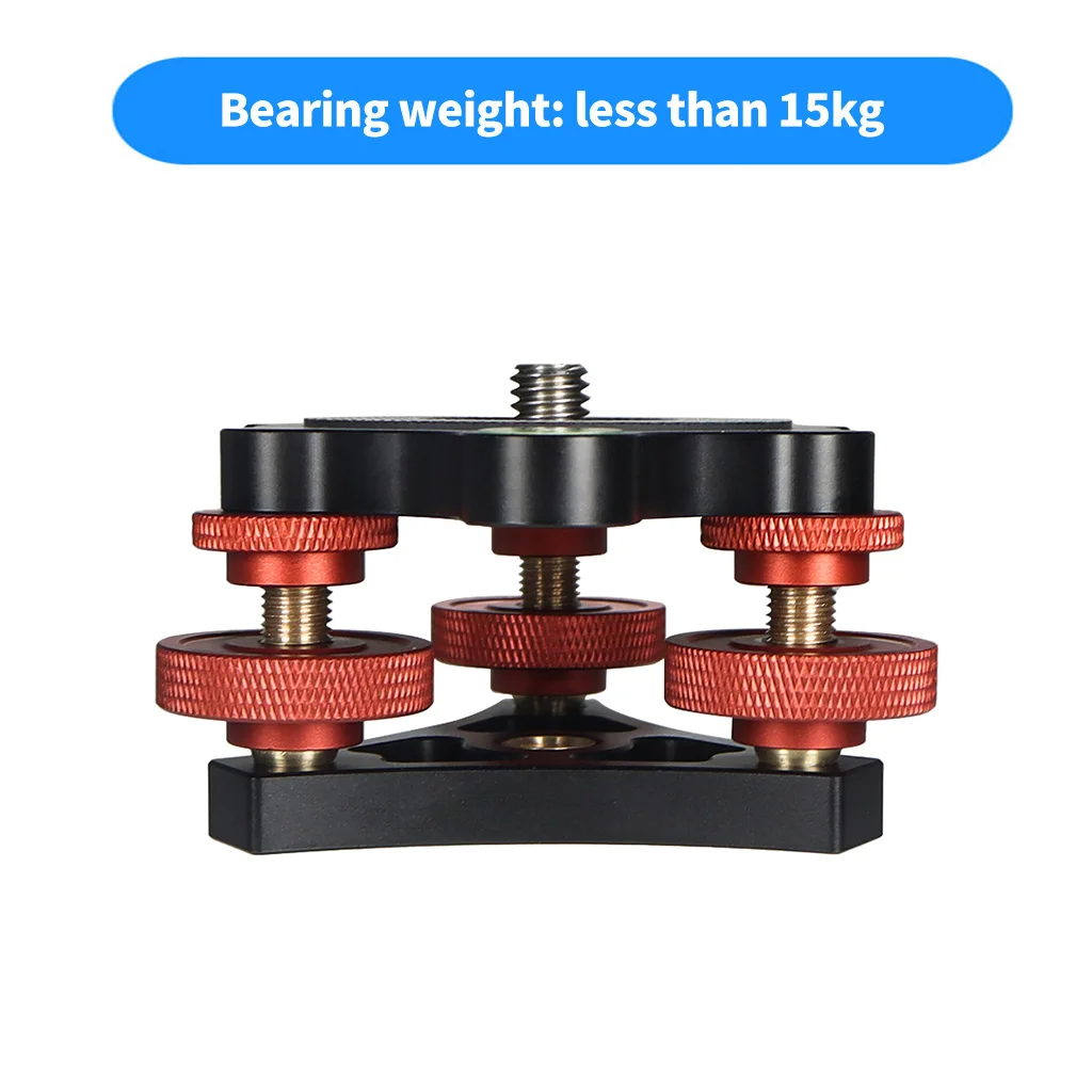 Metall Nivel lier basis LP-64 Kamera Stativ kopf Nivel lier basis Dreirad Präzisions richt maschine Wasserwaage 3/8 "Schrauben last 15kg – Detail 7