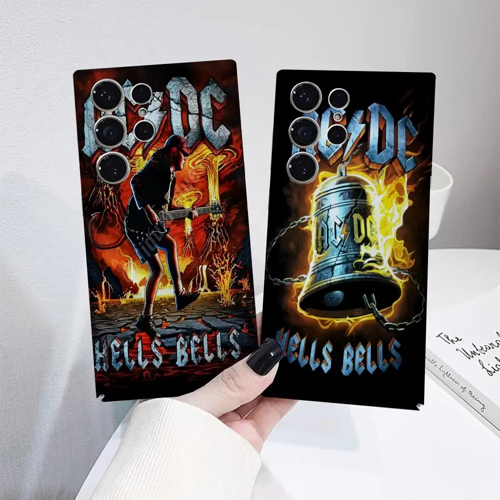 

AC rock band DC Phone Case for Samsung S25 Film Shell GalaxyS24Ultra 23plus S22 21 A56 36 26 16 Luxury Cover