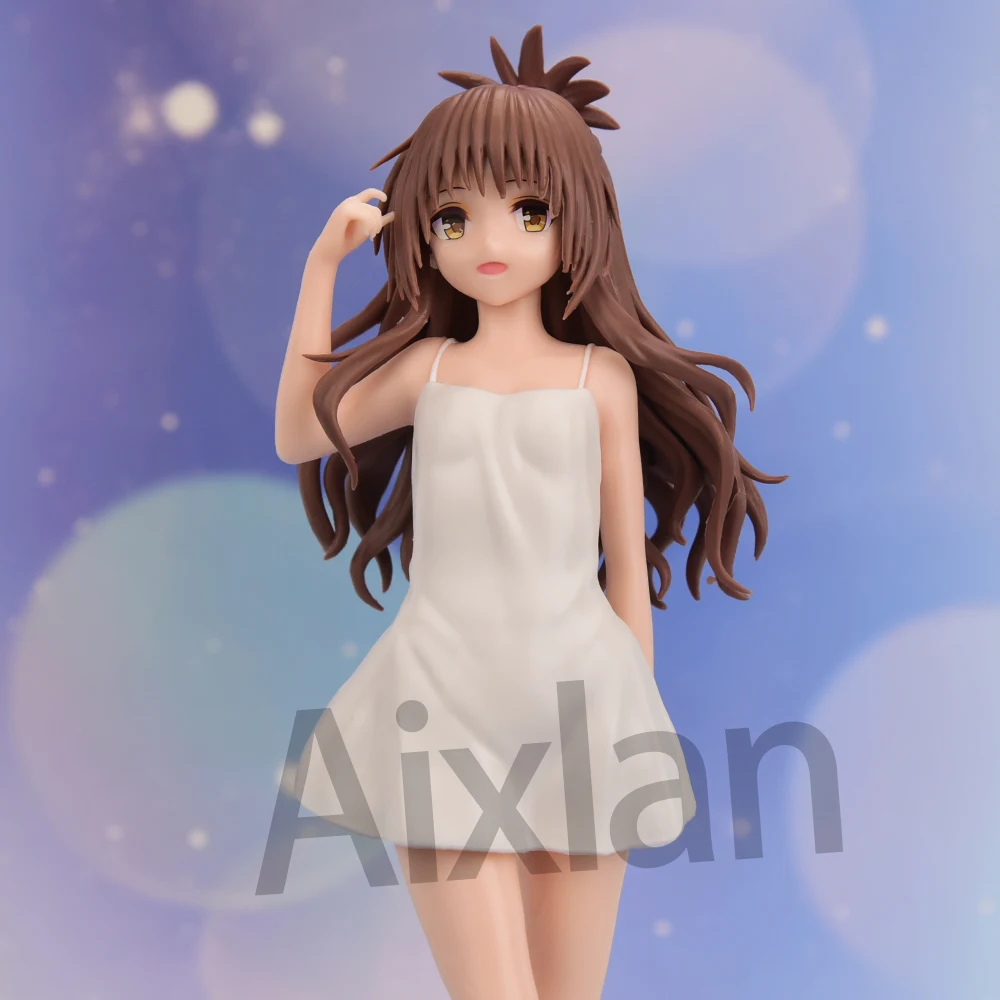 Aixlan To Love-Ru Yuuki Mikan Figure 25cm Lovely To Love PVC Action Figure Amine Thanksgiving Gift Collectible Figurine