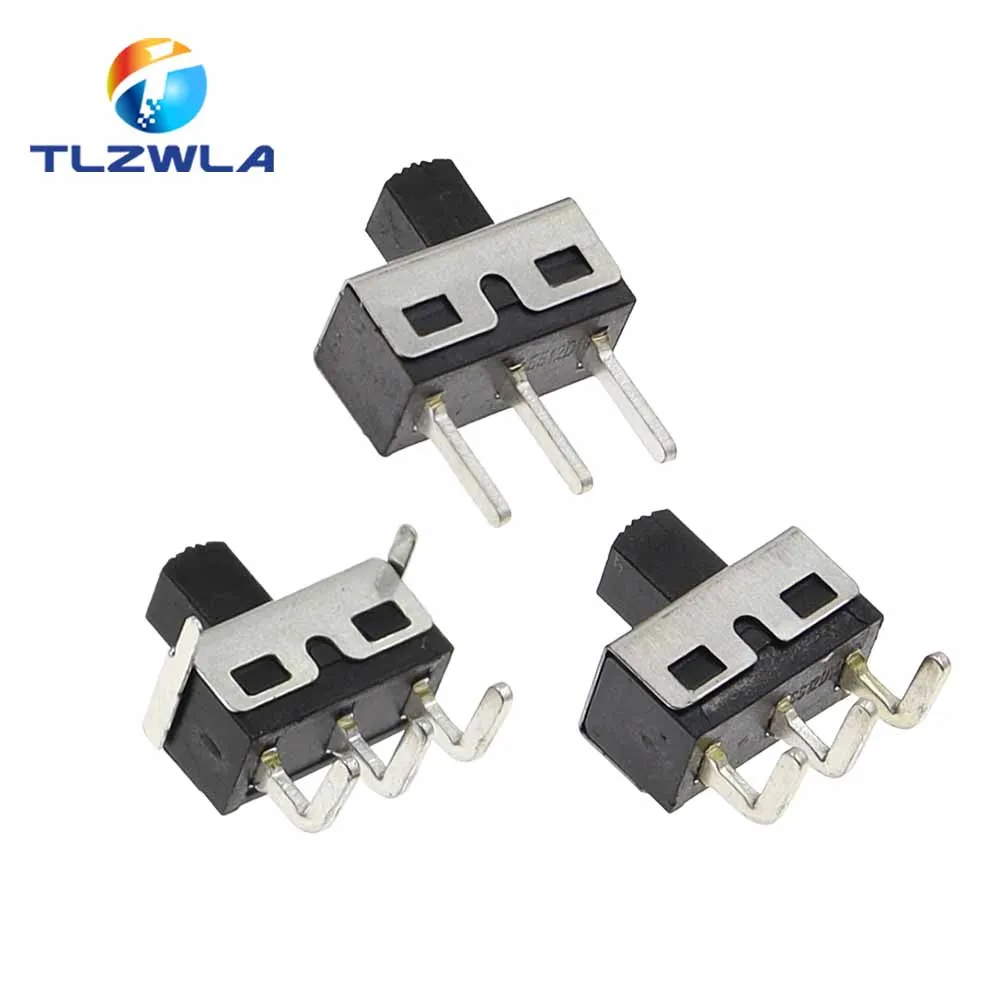10 sztuk SS12D10 SS12D06 przełącznik dwupozycyjny 3 piny proste stopy uchwyt wysoki 5mm odstęp 4.7mm 3A 250V SS12D10 wyłączniki zasilania