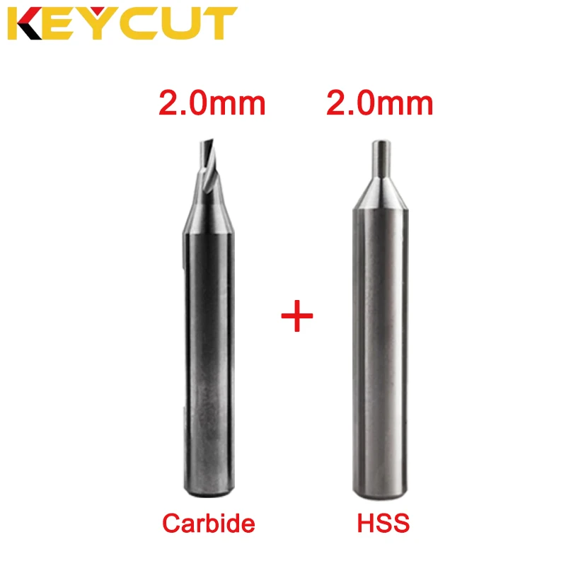 Wear Resistant Milling Cutter 0.9-3.0mm for Wenxing DEFU Manual Vertical Key Machine Locksmith Tools