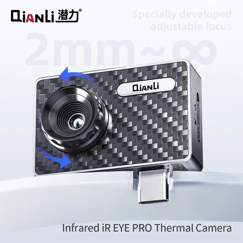 Qianli 조절식 초점 적외선 iR EYE PRO 열상 카메라, 휴대폰 수리용 PCB 결함 원 키 점검 장비