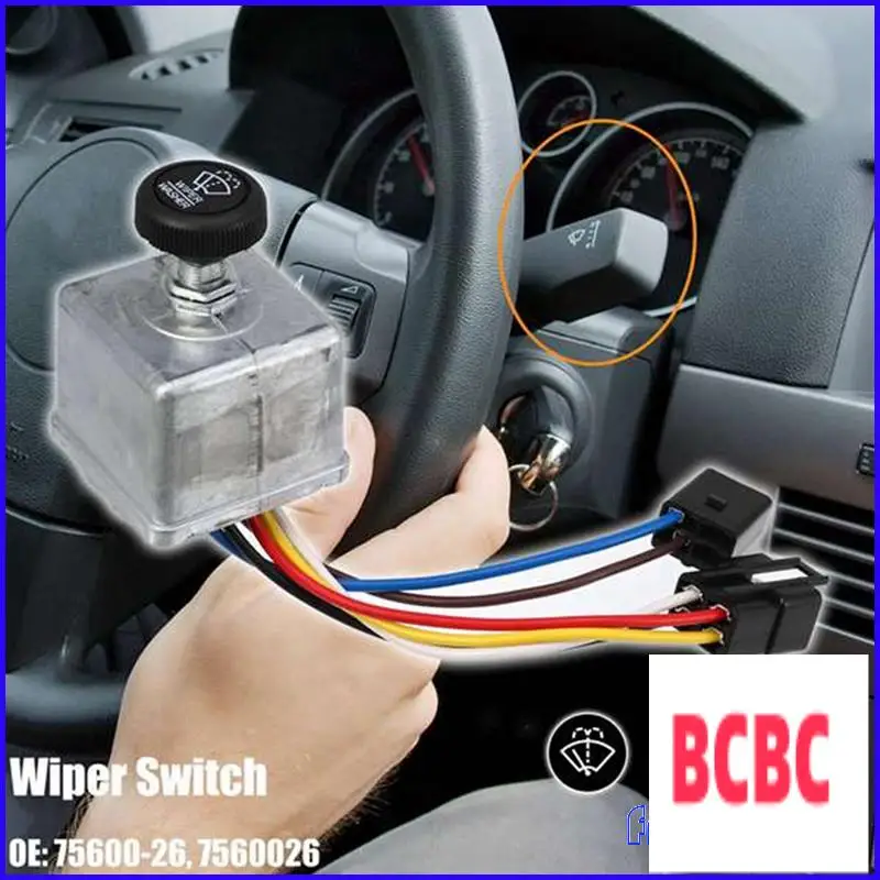 BB-جديد جودة عالية ممسحة زجاج السيارة الأمامي التحكم التبديل مع مقبض 75600-26 577.75633 7560026 ل Peterbilt 220 378 379 387