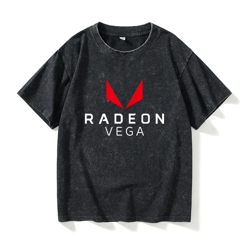 

Футболка RYZEN VEGA RADEON Cuter Fan с коротким рукавом и круглым вырезом из хлопка, повседневный топ для мужчин и женщин