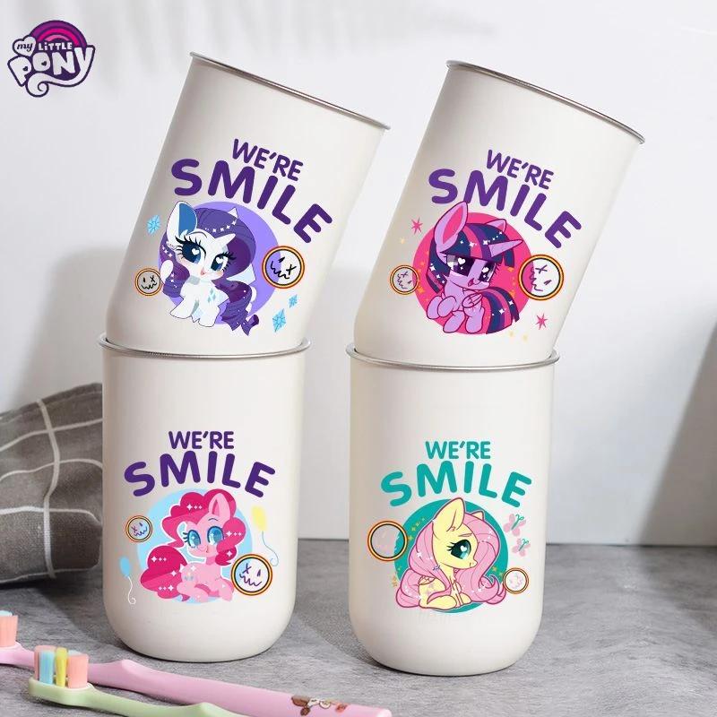 My Little Pony cute 304 stainless steel mouthwash cup Twilight Sparkle cartoon household children's toothbrushing cup wash cup