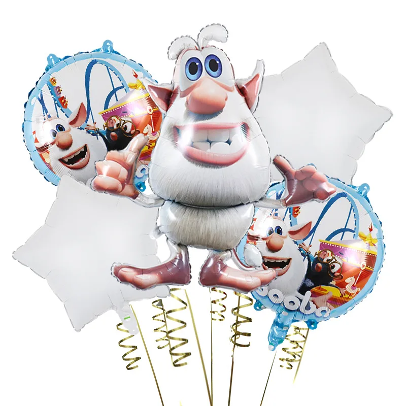 New Monster Big Eyed Bubba Children's Birthday Party Dress up Aluminum Film Balloon Set