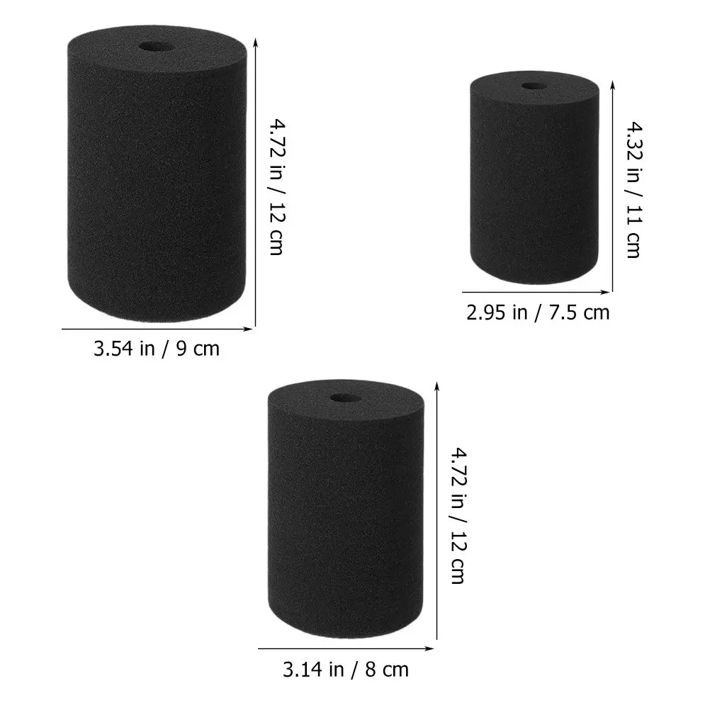 6Pcs Elastic Reusable Cup Turner Sponge Inserts High Grade Rotating Cylindrical Sponges for Tumblers Cups Bottles Craft