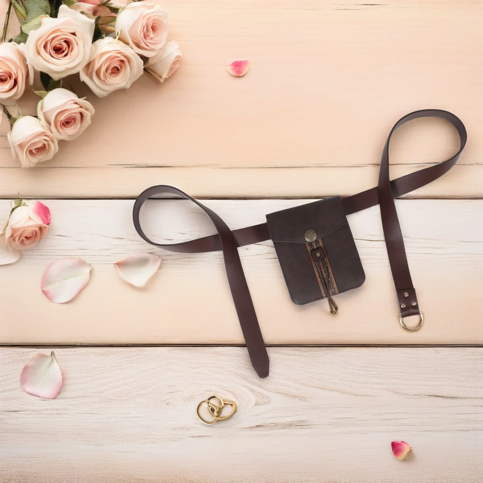 

1 комплект, средневековая поясная сумка, винтажная поясная сумка в стиле Ренессанс с несколькими карманами для пеших прогулок, фестиваля, косплея, вечеринки, ролевых игр